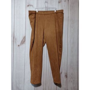 Ruby Rd Pants Ladies 3x‎ Gold Velour Jeggings